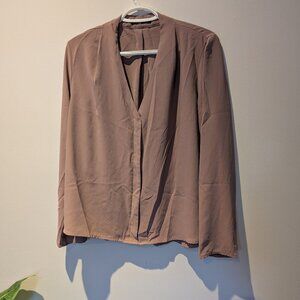 Dusty rose gold blouse
